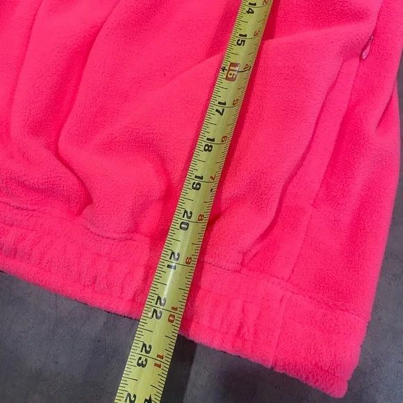 HOT PINK fleece by Love&Sports!Adjustable waist, pockets, black trim,zip close🩷 - Picture 4 of 11
